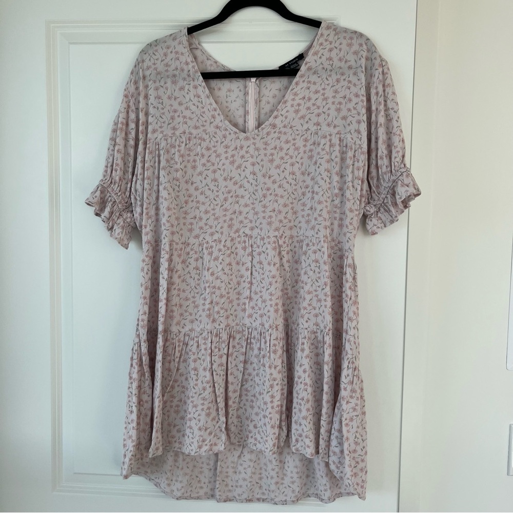 American Eagle Floral Flowy Mini Dress